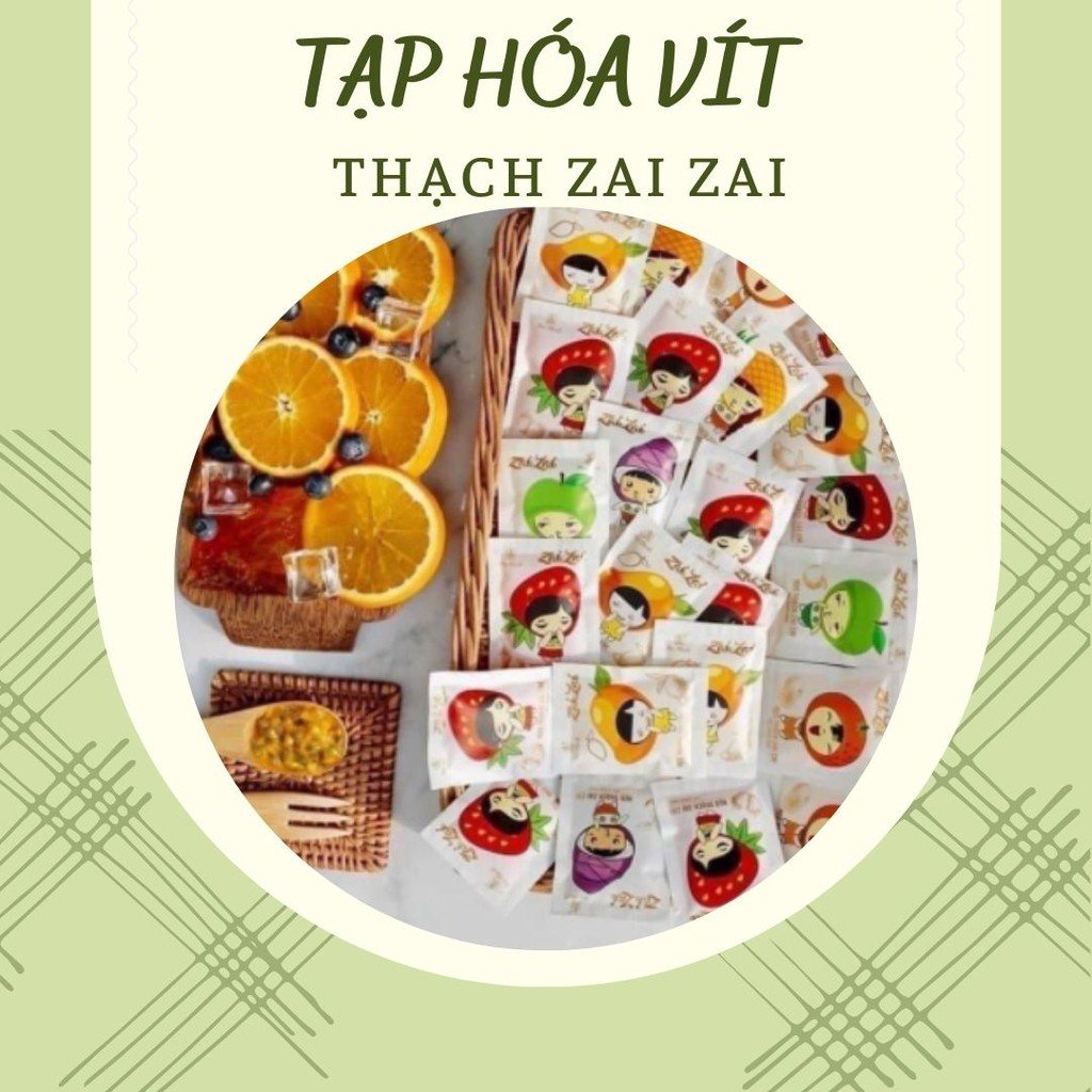 Kẹo thạch Zaizai Đức Hạnh hít hót 💖 Thạch Zaizai 12 Vị, Giòn Ngon Khó Cưỡng