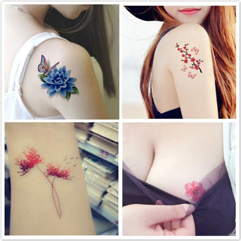 Hình Xăm Dán Tạm Thời Hình Bướm Thời Trang VANES1