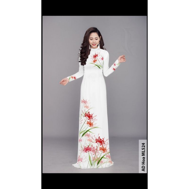 HÀNG CÓ SẴN) 🎎SALE 2 MẪU AO DÀI LUA NHẬT CO GIÃN 3D CHI 139K 1 ÁO MAY SẴN