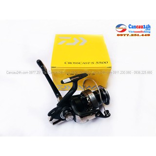 Máy câu cá Daiwa Crosscast - S 5500, máy câu Crosscast 5500 Chính hãng