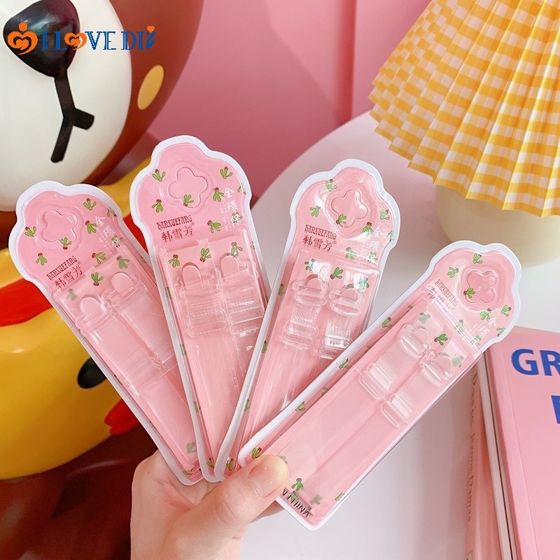 Dây Áo Ngực Silicon Trong Suốt Khóa Kim Loại Dễ Điều Chỉnh