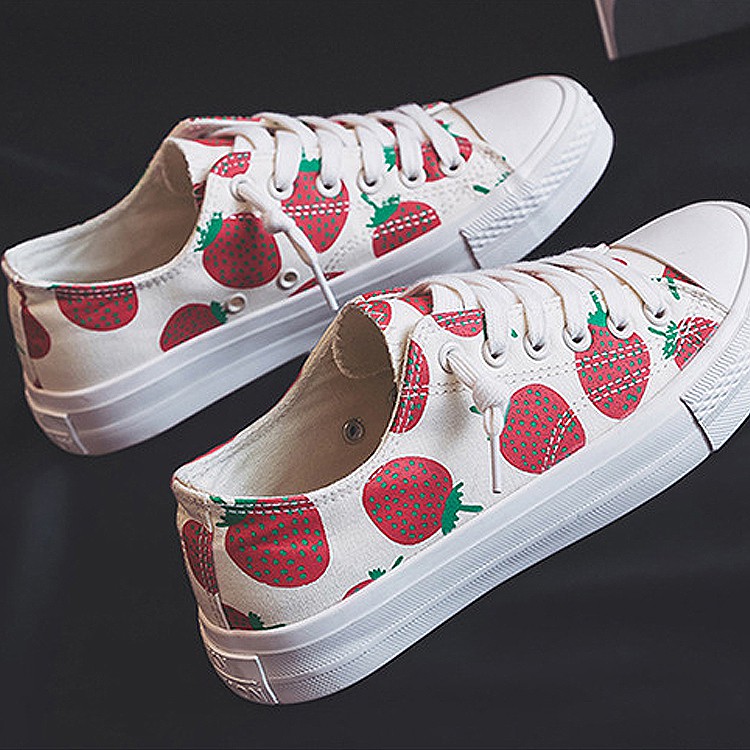 FREE SHIP 99K TOÀN QUỐC{ SALE GIÁ SỐC} Giày Sneaker Nữ Qủa Dâu Tây PARIS2516 Phong Cách Hàn Quốc | BigBuy360 - bigbuy360.vn