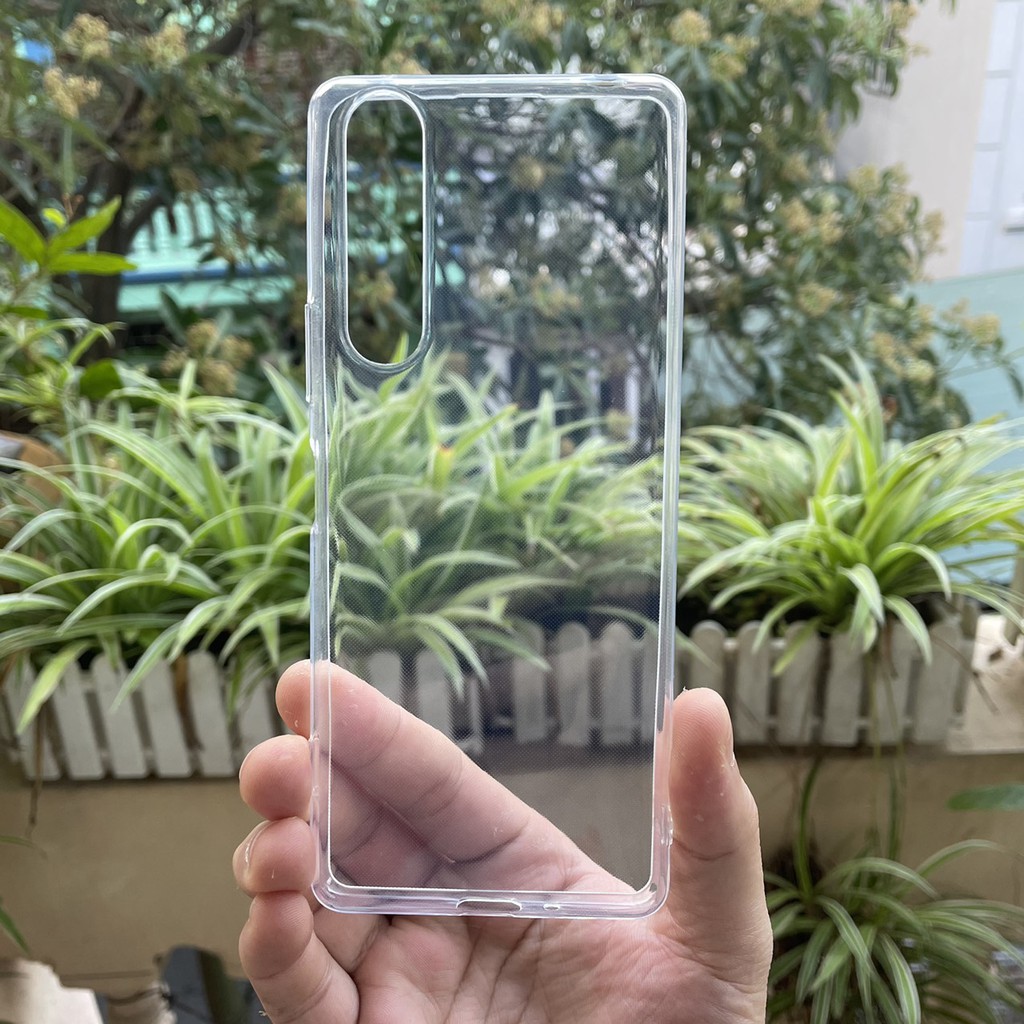 Ốp lưng silicon Gor cho Sony Xperia 1 Mark II siêu mỏng, có gờ cao bảo vệ camera