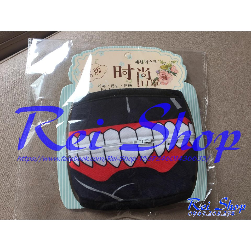 Khẩu trang Kaneki - Khẩu trang Tokyo Ghoul anime Nhật Bản