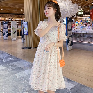 nu  Bà bầu đầm bầu voan in rờiđũi