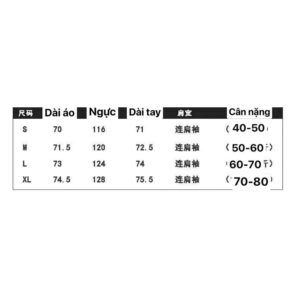 ÁO PHAO NAM NỮ KHÔNG MŨ