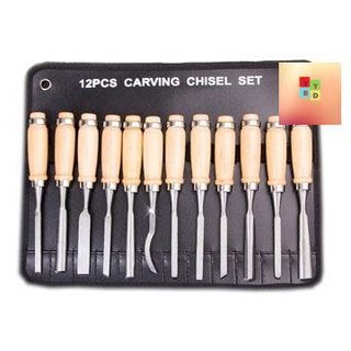 Bộ Mũi Đục Gỗ 12 Chi Tiết