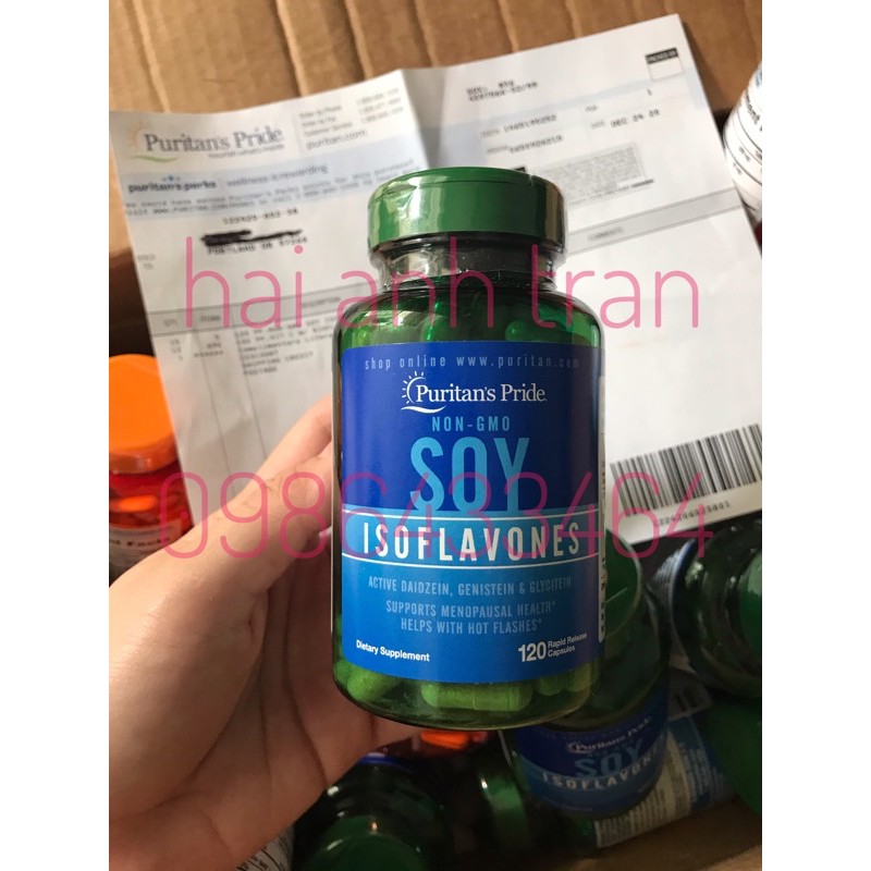 Mầm Đậu Nành Estrogen Non-GMO Soy Isoflavones, 120 viên | BigBuy360 - bigbuy360.vn