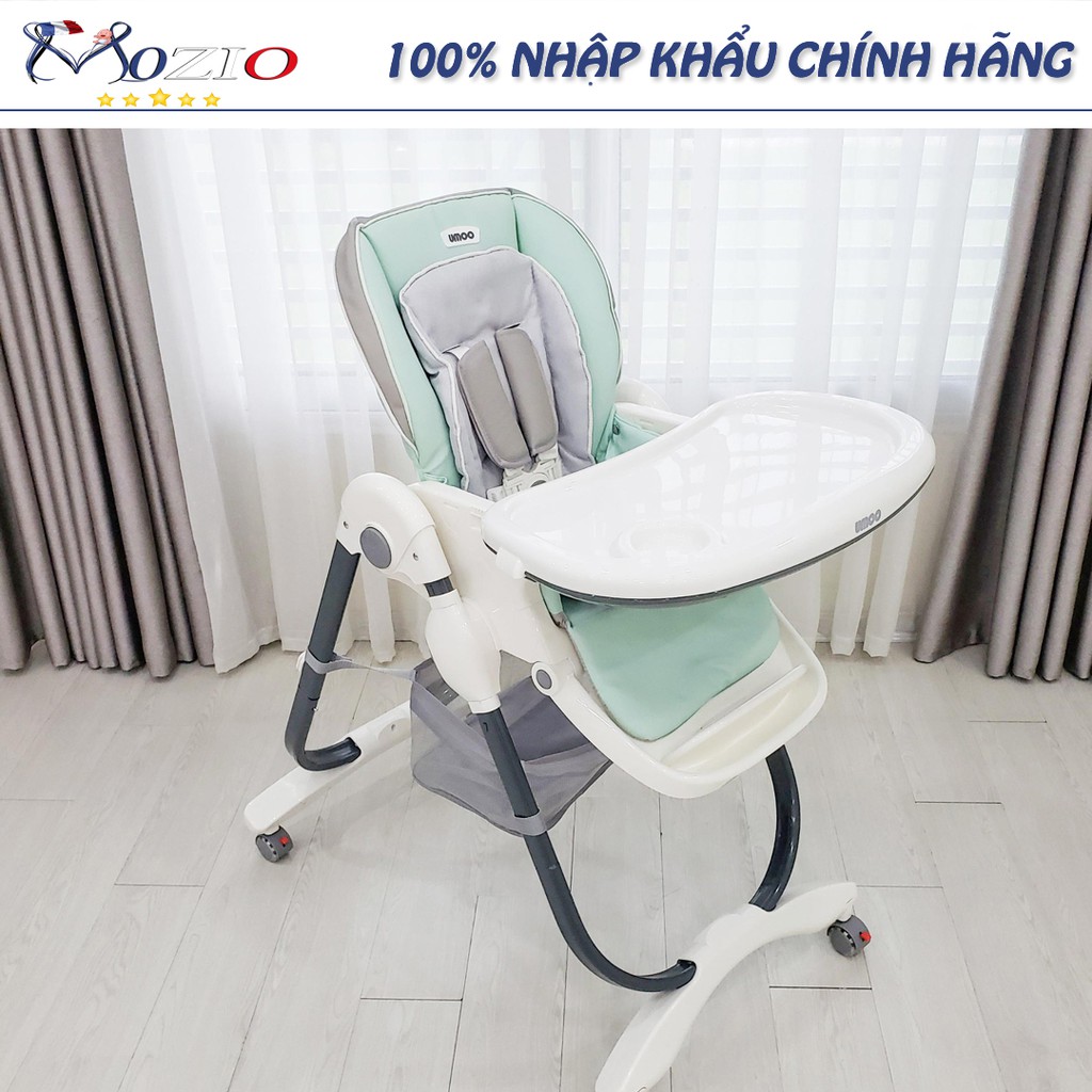 Ghế ăn dặm đa năng Newber - Umoo U04 có ngả lưng và nâng hạ độ cao 2022 | Ghế cho bé tập ăn dặm