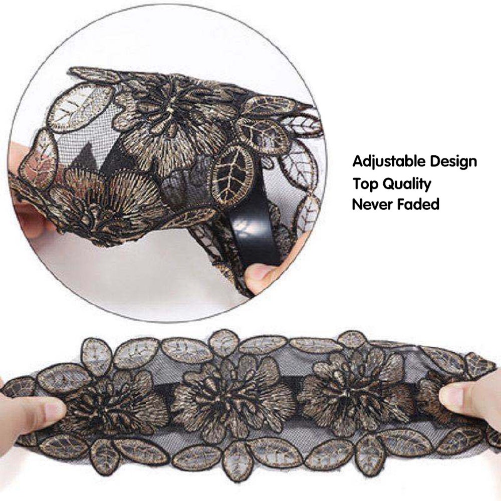 Băng đô cài tóc bằng lụa họa tiết hoa phong cách Hàn Quốc vintage VANES1