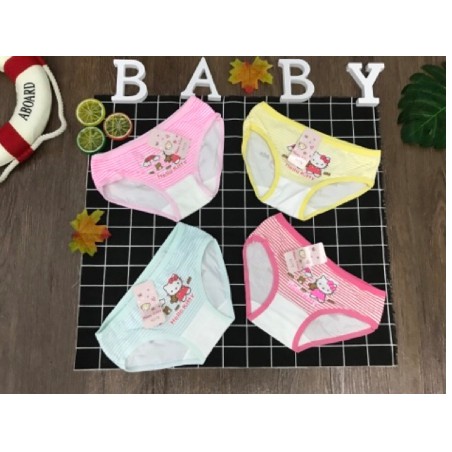 Set 4 quần chíp cotton cho bé gái