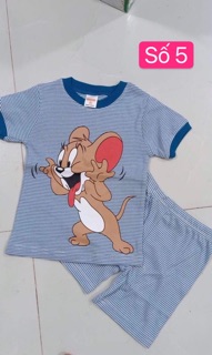 Bộ thun bozip bé trai size 8-22kg