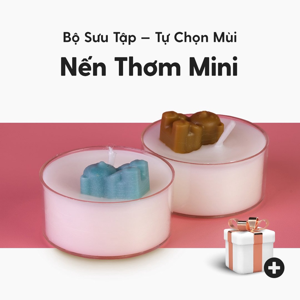 Nến Thơm Heny Garden Mini Cho Làm Việc Và Phòng Nhỏ Mùi Hương Dễ Ngủ, Thư Giãn