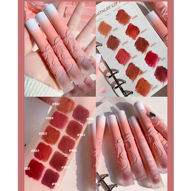 Son lì dưỡng ẩm CVZ nơ hồng mềm mịn lâu trôi hàng nội địa Trung MIRAA SHOP