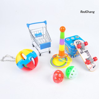 Set 5 / 6 / 7 Đồ Chơi Độc Đáo Dành Cho Vẹt