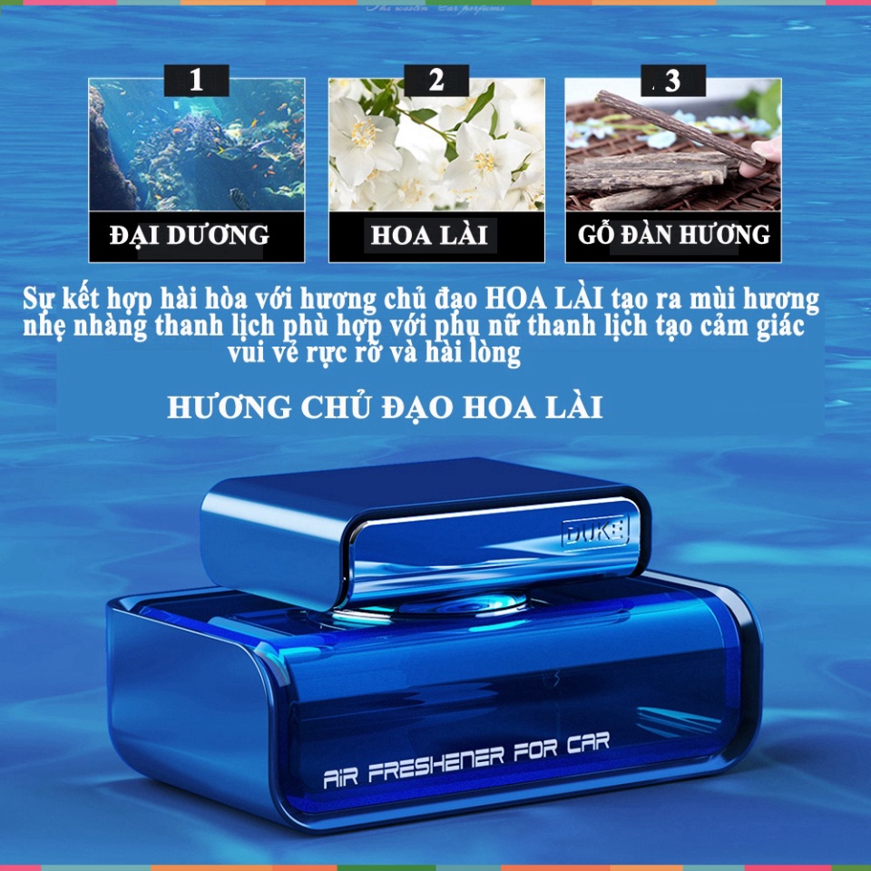 Nước hoa ô tô DUKE,tinh dầu xe hơi cao cấp đặt taplo ô tô khử mùi chống say xe chiết xuất hoàn toàn từ thiên | BigBuy360 - bigbuy360.vn