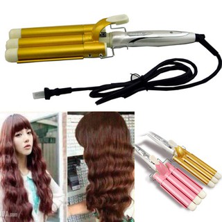 Máy Uốn Tóc 3 Trục Dập Sóng Nước Làm Tóc Đẹp Chuẩn Salon Tóc, Uốn Sóng Nước Phi 19mm, Phi 25mm