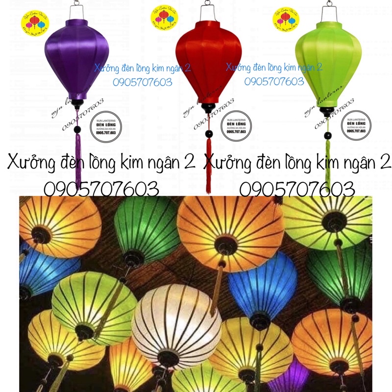 Đèn lồng hội an kháng nước bụi cực tốt treo tết, trang trí nhà cửa