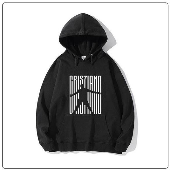 HOT Áo Hoodie Đen In Hình Ronaldo CR7 Cực HOT!! giá tận xưởng