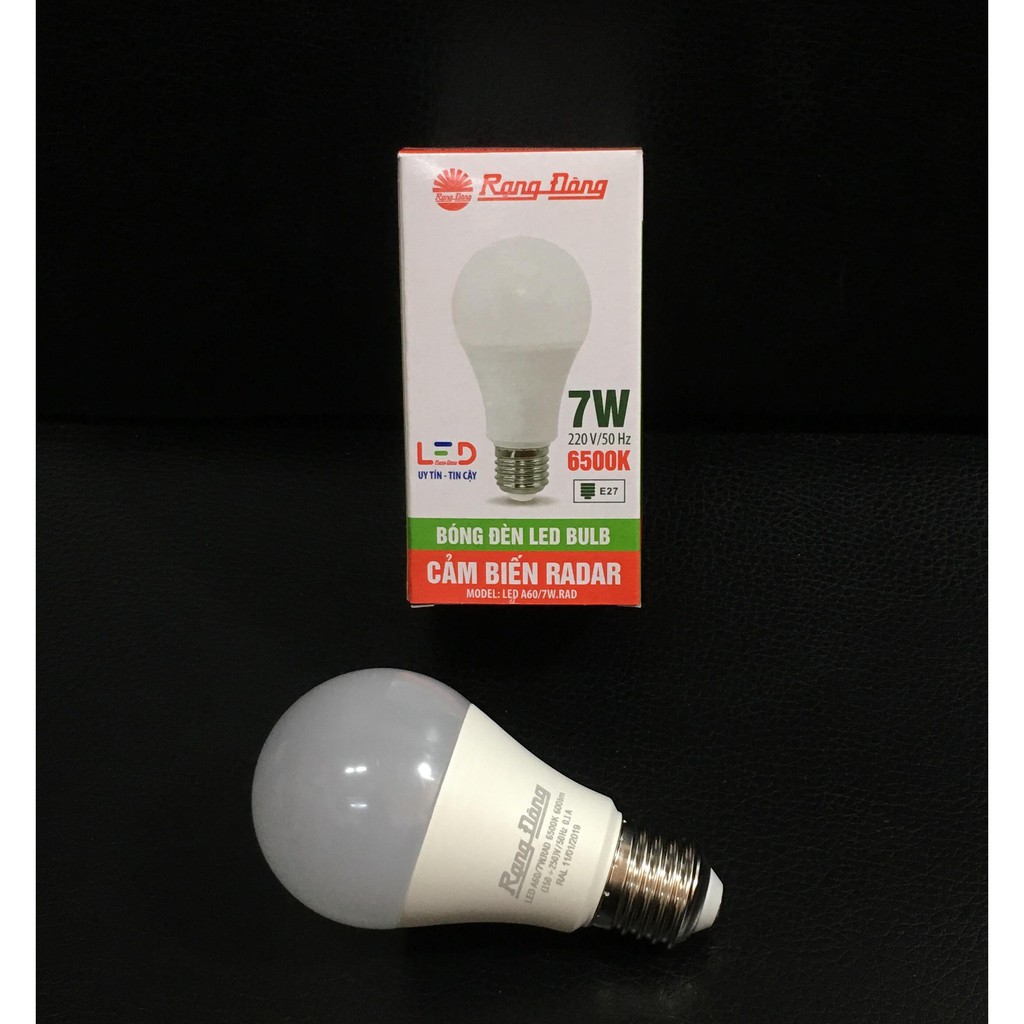 Bóng đèn LED BULB Cảm biến Tròn Rạng Đông A60.PIR