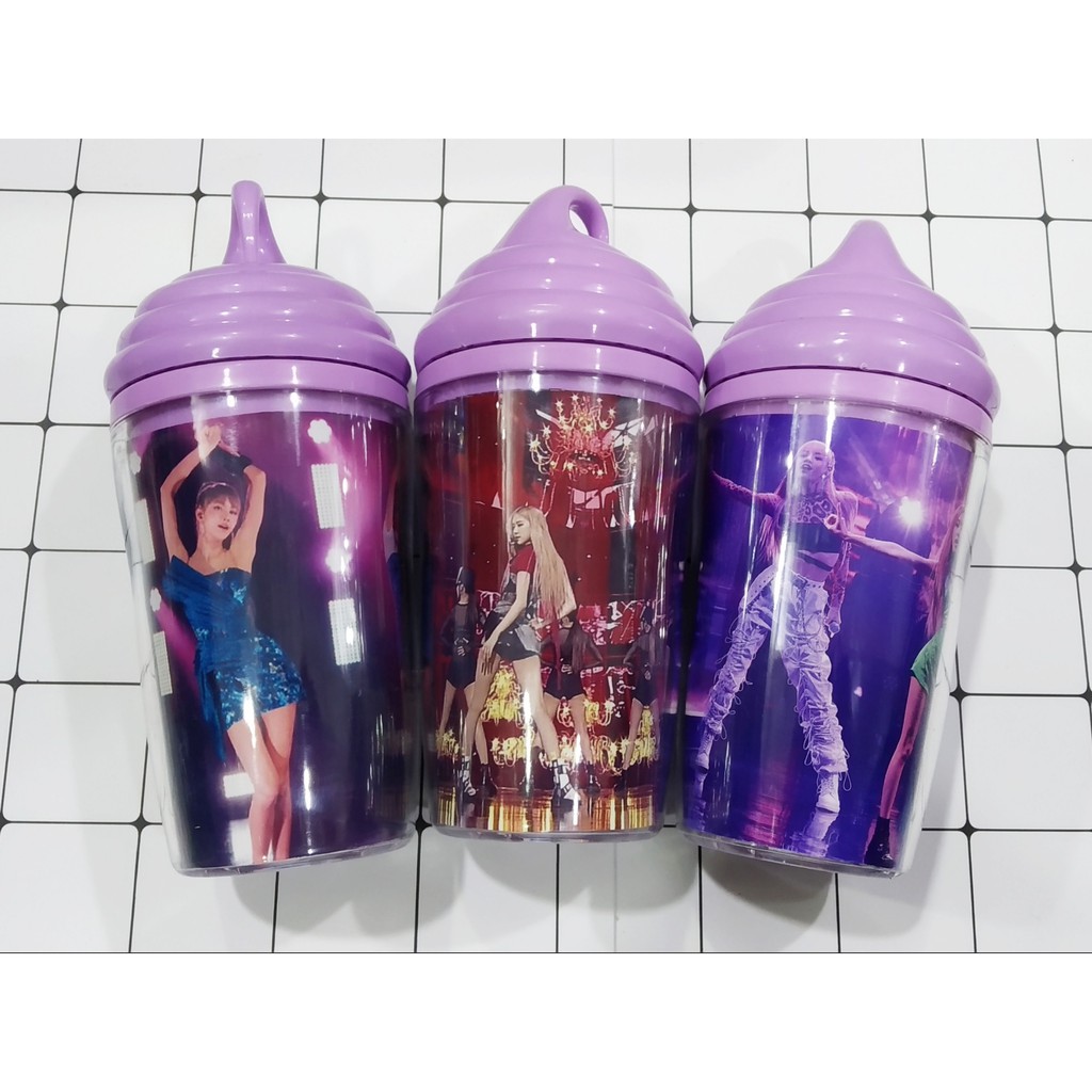 cốc 2 lớp blackpink CN16 ly 2 lớp cốc làm lạnh dễ thương kpop army thần tượng 250ml
