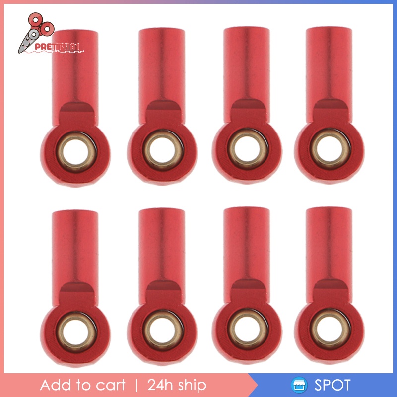 Set 8 Thanh Nối Bằng Nhôm M3 Màu Đen Chuyên Dụng Cho Xe Hơi Điều Khiển Từ Xa 1 / 10