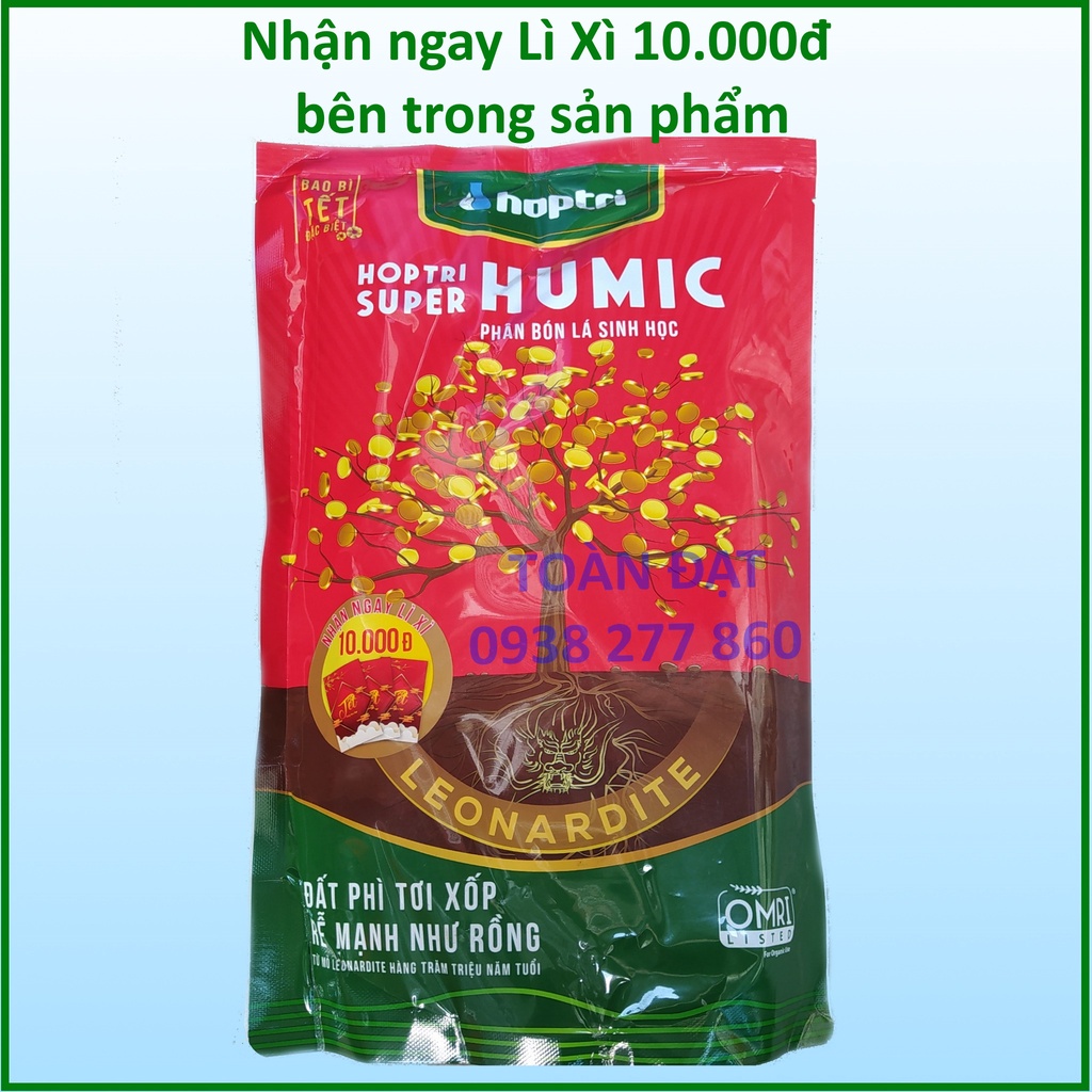 Phân Bón Lá Super Acid Humic (1kg), Phân hữu cơ sinh học giúp ra rễ, cải tạo đất