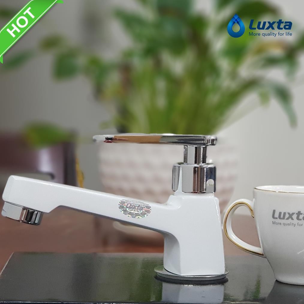 Vòi lavabo rửa mặt Cao cấp gật gù Luxta L1114WT3, bảo hành 03 năm