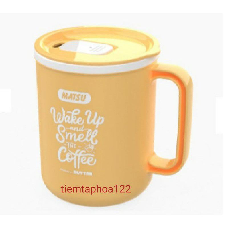 Ly nhựa có nắp Matsu Duy tân 500ml, ly uống nước, ly nhựa, ca tròn, ca nhựa có nắp