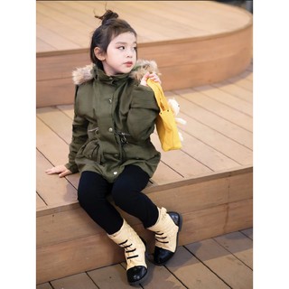 Parka lót lông hàng có sẵn