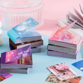 Cuốn 50 miếng sticker mẫu bầu trời rực rỡ