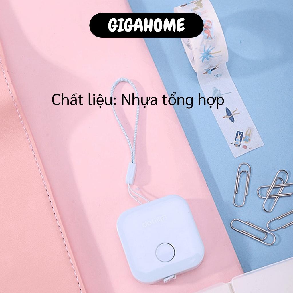 Cuộn thước dây mini GIÁ VỐN]Cuộn thước đo nhỏ gọn tiện lợi 1m5 có nút bấm thu dây tiện lợi 8501