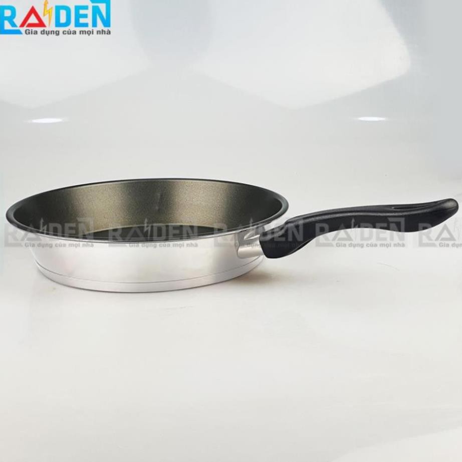 Chảo cạn từ inox 3 đáy size 28cm Happycook