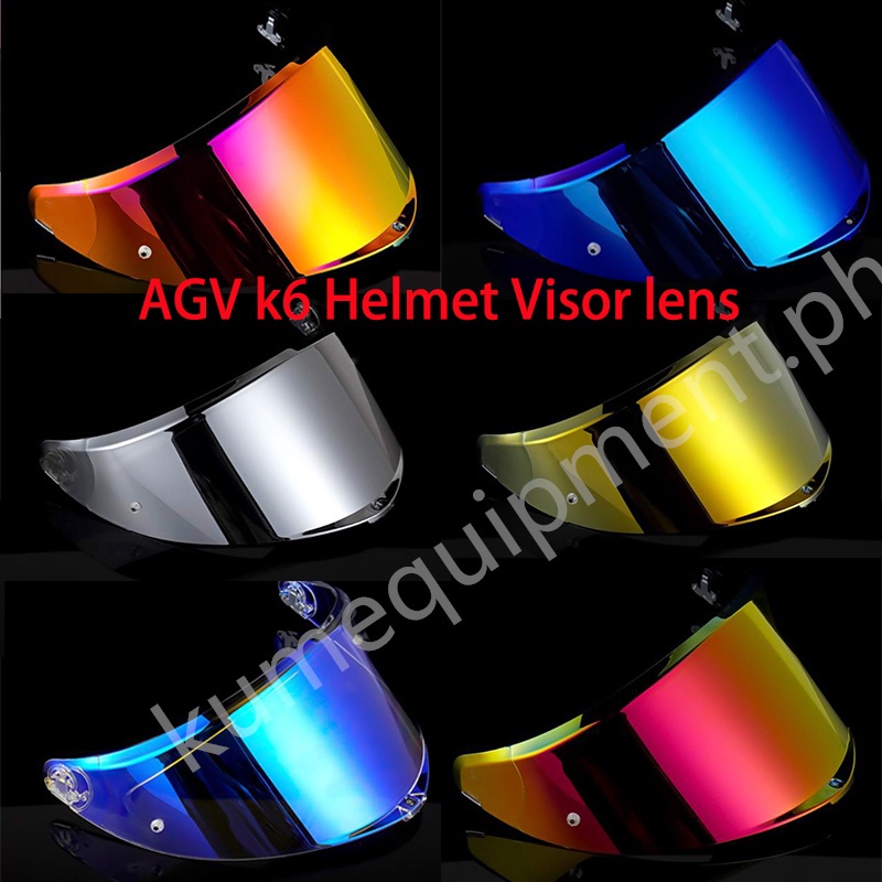 Mới Kính Chắn Gió AGV K6 Nhiều Màu Sắc Cho Mũ Bảo Hiểm