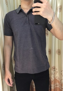 Polo cotton gai co giãn
