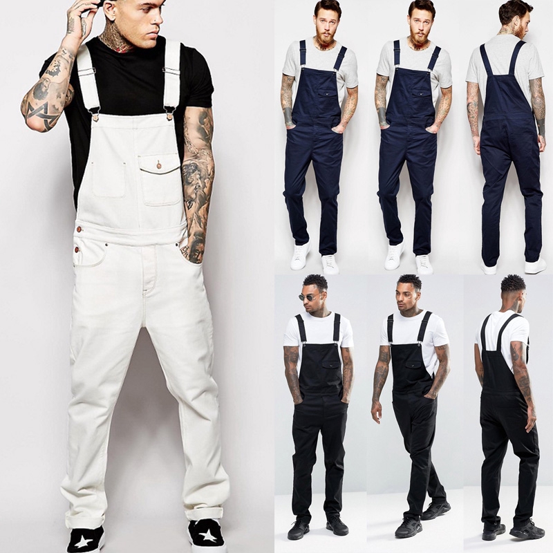 Mới Nam Denim Áo liền quần Skinny jeans Denim Quần Quần Quần Dài Quần Âu Quần Nam Áo liền quần Nam Q