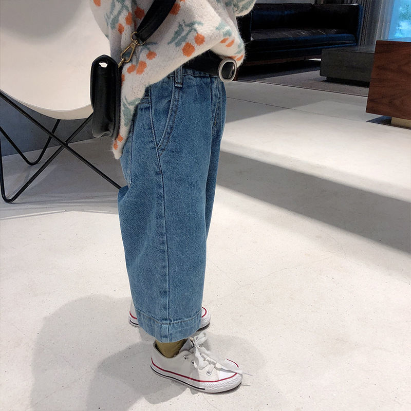 Quần Jean Ống Suông Rộng Cá Tính Theo Phong Cách Hàn Quốc 2022 Dành Cho Nữ