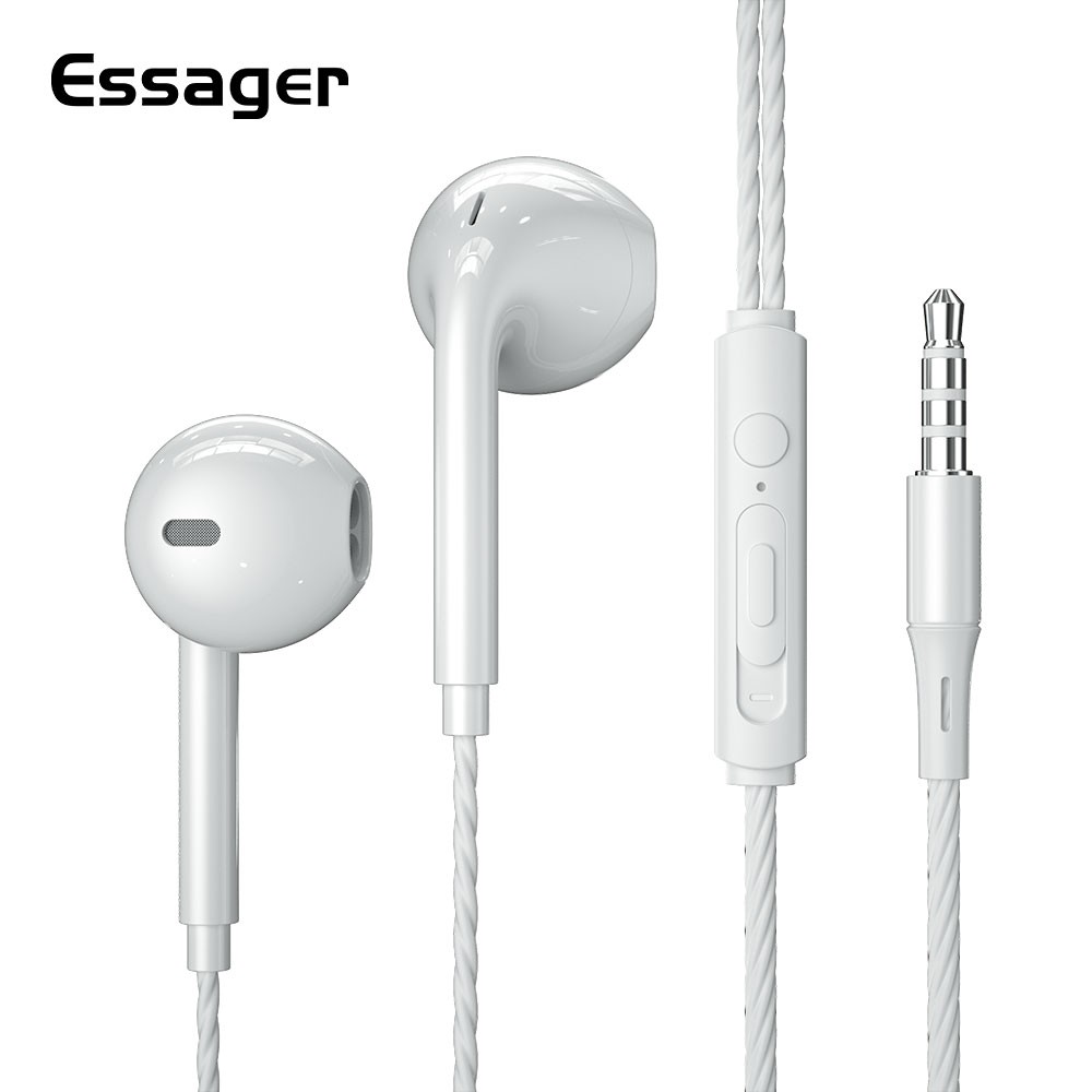 Tai Nghe Essager Có Dây Tích Hợp Mic Giắc Cắm 3.5mm Cho Ios Android