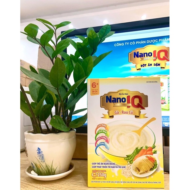 Bột Ăn Dặm Nano IQ Hương Vị Tư Nhiên Giữ Trọn Dinh Dưỡng