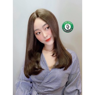 [ẢNH THẬT] Tóc giả nữ siêu da đầu (tóc bộ Lace nguyên đầu cúp lỡ mái bay)