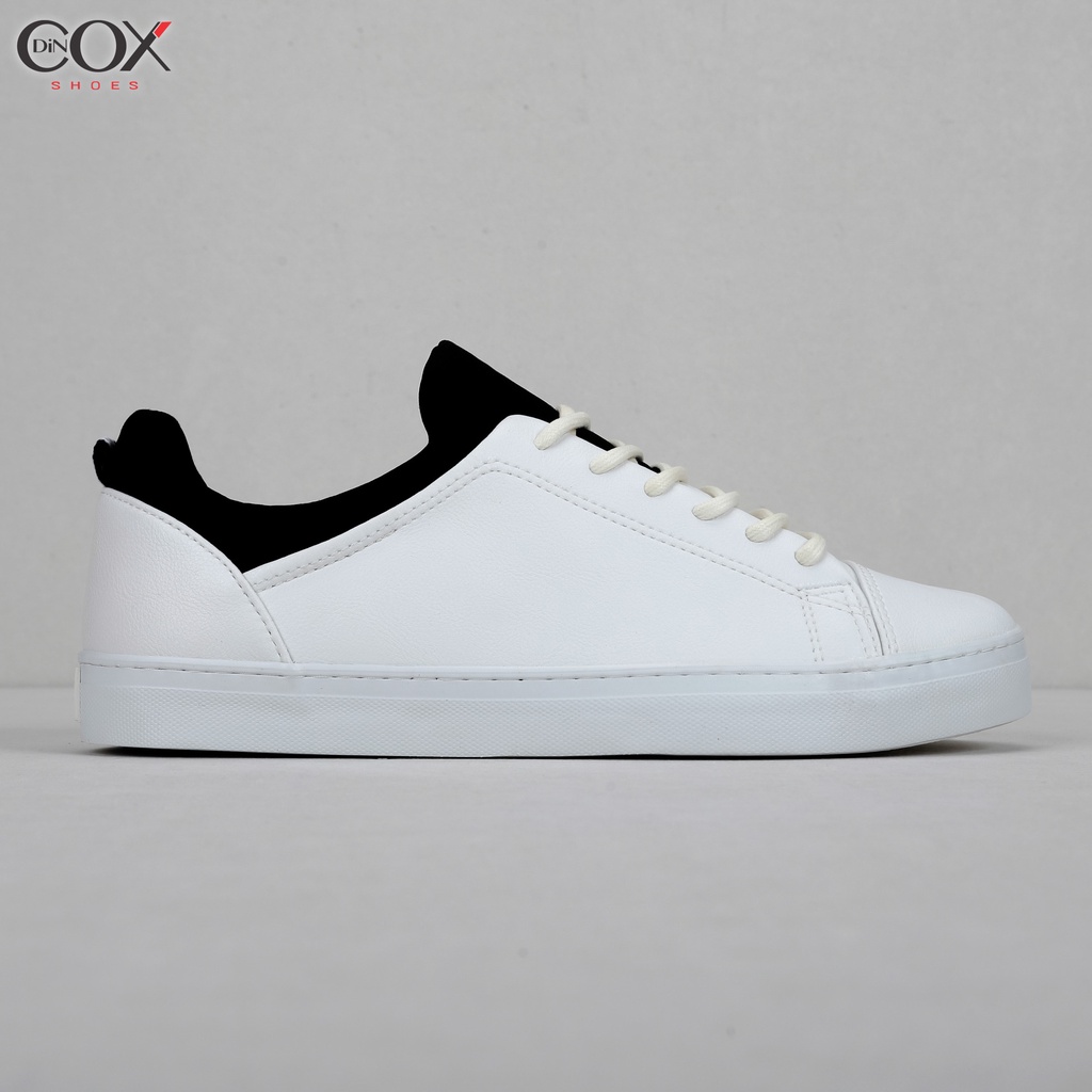 Giày Sneaker Da Unisex DINCOX COX43 Cổ Điển Phá Cách White