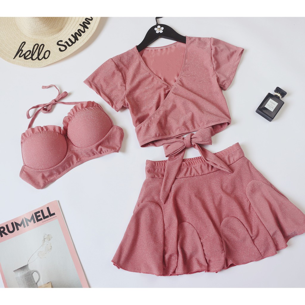 (HÀNG ORDER) Set bikini 3 chi tiết GNCM | BigBuy360 - bigbuy360.vn