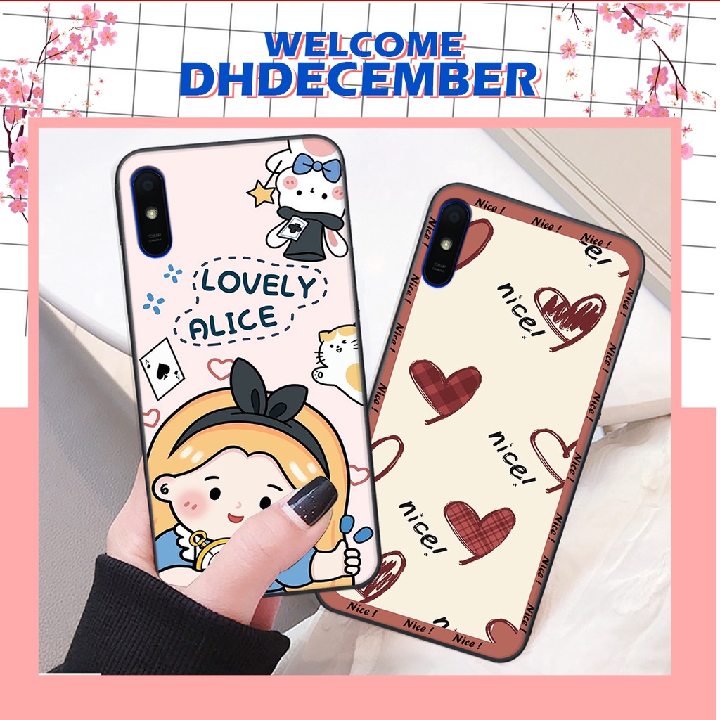 Ốp lưng Xiaomi REDMI 9A in hình nice ,good luck happy ốp xinh viền dẻo đẹp chất