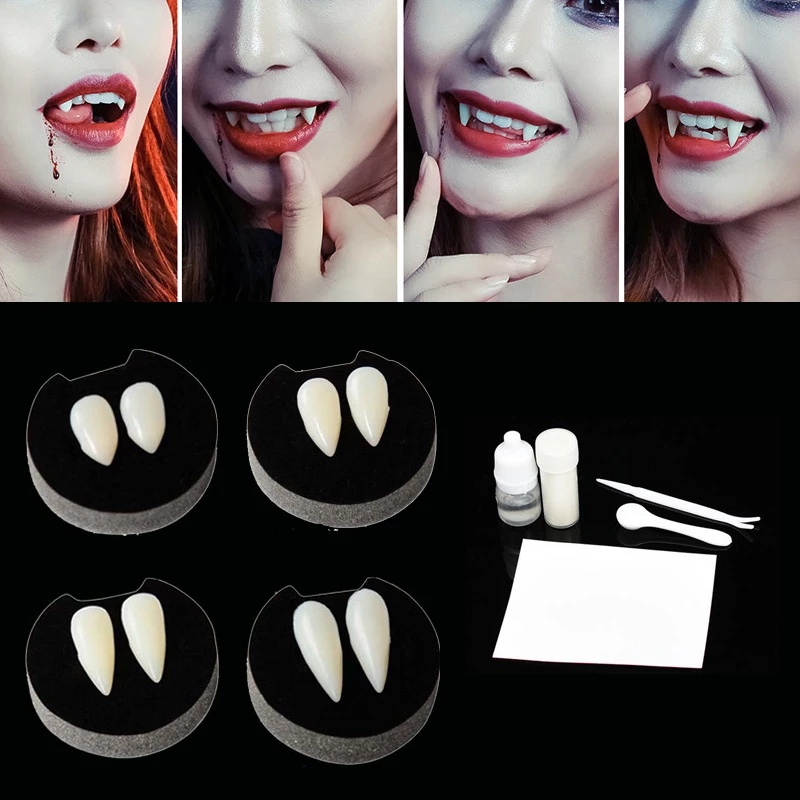Bộ răng giả hóa trang Dracula ma cà rồng Halloween