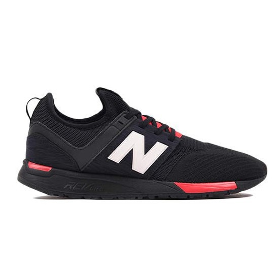 【Bắn thật】New Balance 247 lưới thể thao màu đen nhẹ chạy bộ đôi mẫu MRL247BC