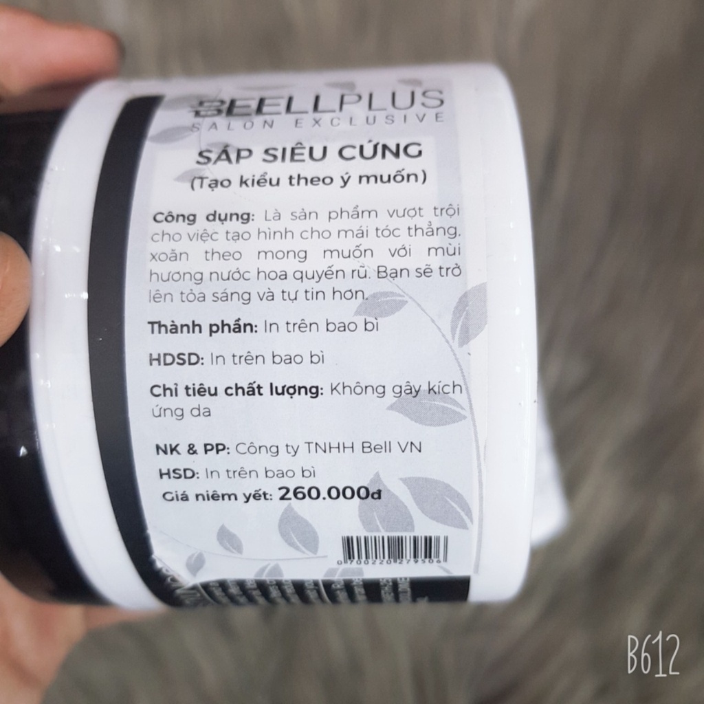 Sáp vuốt tóc cao cấp Beell plus