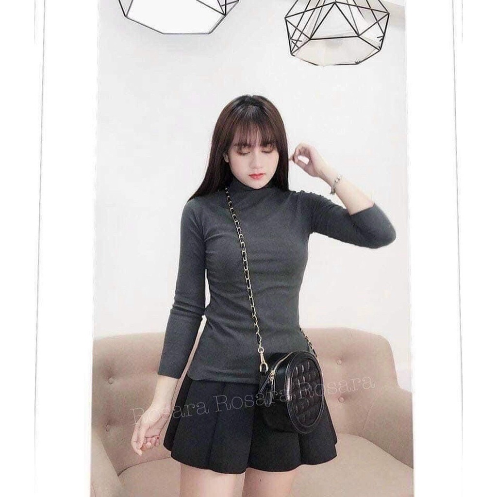 Áo giữ nhiệt mote túi zip vàng