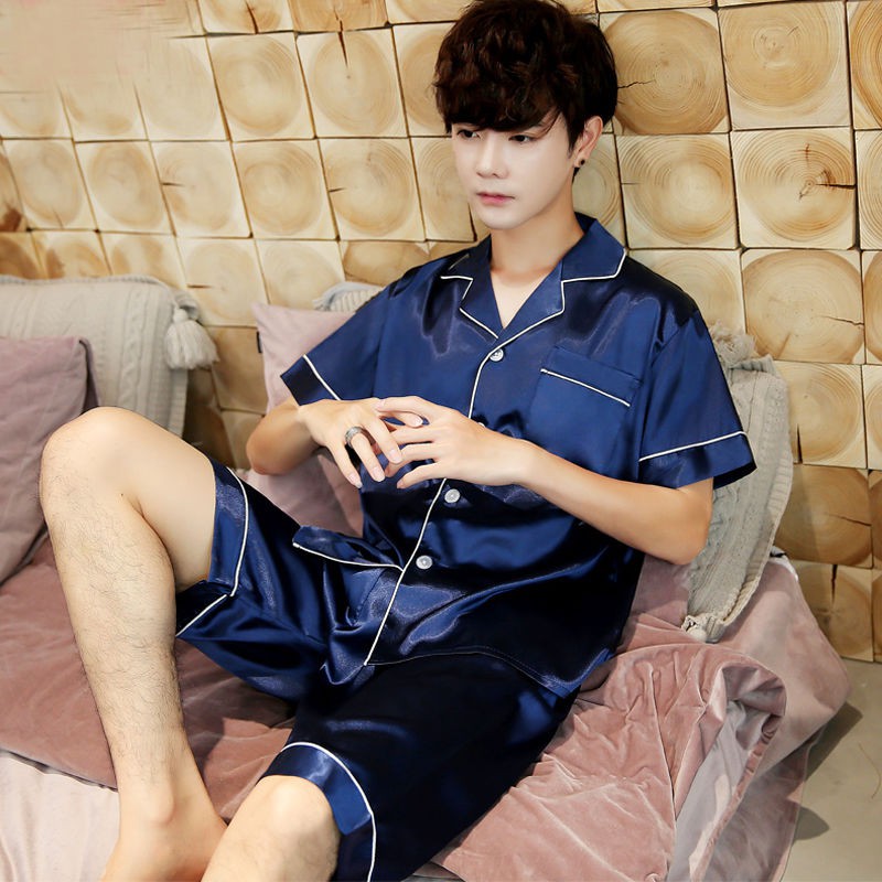 Bộ Đồ Pijama Ngắn Tay Thời Trang Mùa Hè Cho Nam | BigBuy360 - bigbuy360.vn