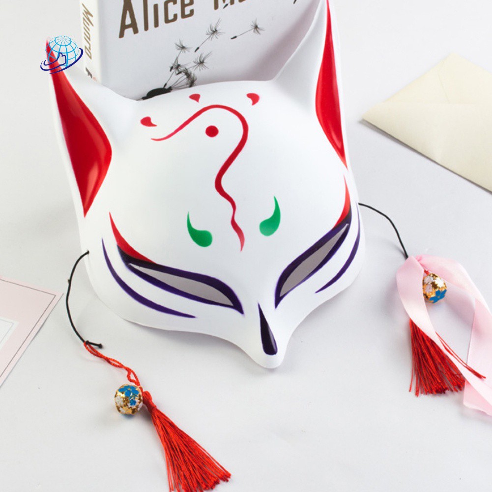 💥HÀNG CÓ SẴN💥 Mặt Nạ 6 kiểu Hóa Trang Nửa Mặt Hình Cáo Vẽ Tay Mặt Nạ mẫu Hồ Ly Tinh Cáo Phối Tua Rua  💥 001575