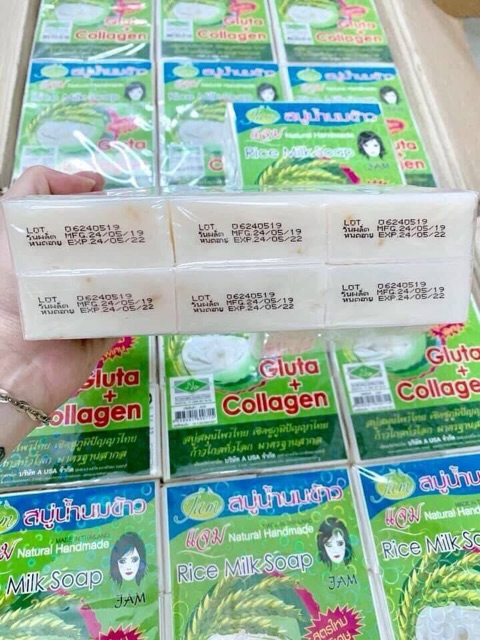 SỮA RỬa Mặt Xà Bông Rửa Mặt Gạo/ Cám Gạo Jam Rice Milk Thái Lan